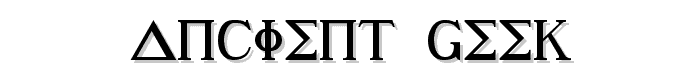 Ancient Geek font
